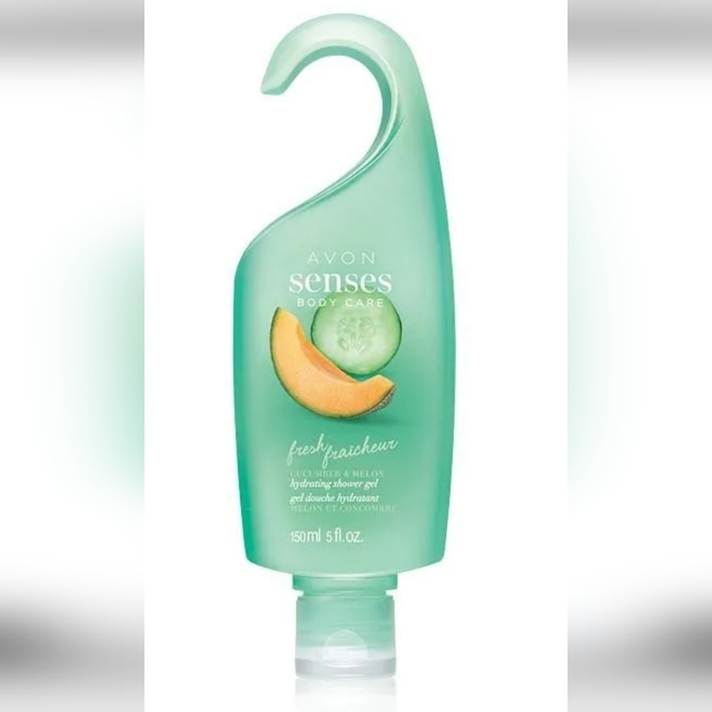 Avon Senses Fresh Melon Shower Gel - Green 5 Fl Oz 150ml New Sealed Bottle